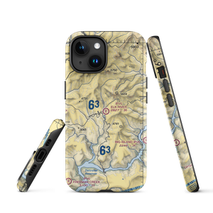 Elk River Airport (ID85) VFR Sectional  Tough iPhone Case