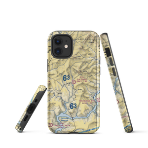 Elk River Airport (ID85) VFR Sectional  Tough iPhone Case