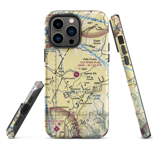 Elk River Airport (NC06) VFR Sectional  Tough iPhone Case