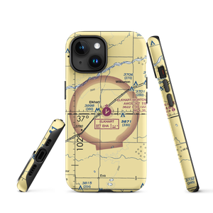 Elkhart Morton County Airport (EHA) VFR Sectional  Tough iPhone Case