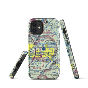 Elkhart Municipal Airport (EKM) VFR Sectional  Tough iPhone Case