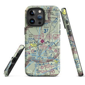 Elkin Municipal Airport (ZEF) VFR Sectional  Tough iPhone Case