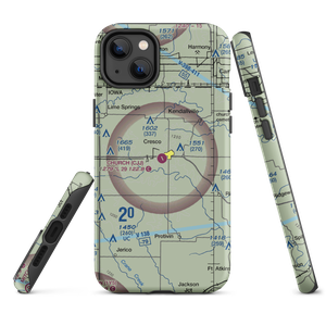 Ellen Church Field (CJJ) VFR Sectional  Tough iPhone Case