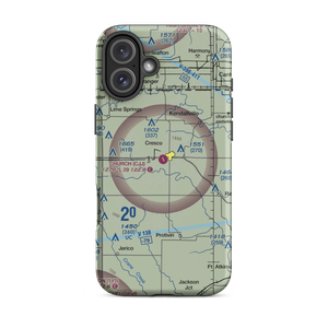 Ellen Church Field (CJJ) VFR Sectional  Tough iPhone Case