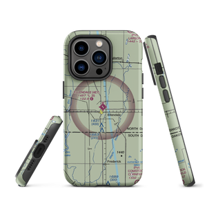 Ellendale Municipal Airport (4E7) VFR Sectional  Tough iPhone Case