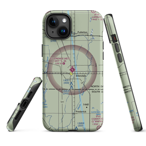 Ellendale Municipal Airport (4E7) VFR Sectional  Tough iPhone Case