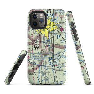 Ellig Field (ND99) VFR Sectional  Tough iPhone Case