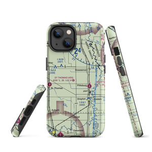 Elliott Farms Airport (9ND1) VFR Sectional  Tough iPhone Case