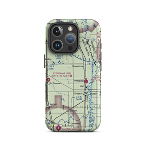 Elliott Farms Airport (9ND1) VFR Sectional  Tough iPhone Case