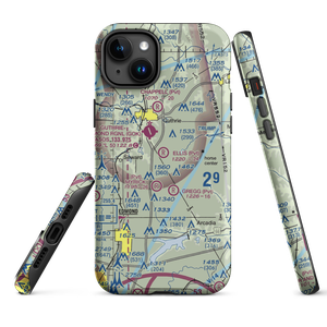 Ellis/Harvey Airport (0OK6) VFR Sectional  Tough iPhone Case