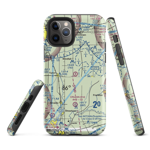 Ellison Airport (35IN) VFR Sectional  Tough iPhone Case