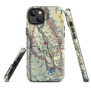 Ells Field Willits Municipal Airport (O28) VFR Sectional  Tough iPhone Case