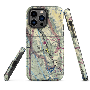 Ells Field Willits Municipal Airport (O28) VFR Sectional  Tough iPhone Case