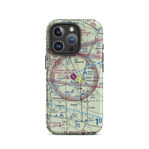 Emanuel County Airport (SBO) VFR Sectional  Tough iPhone Case