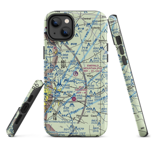 Emerald Mountain Airport (2AL3) VFR Sectional  Tough iPhone Case