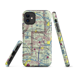 Emerick Airport (63IL) VFR Sectional  Tough iPhone Case