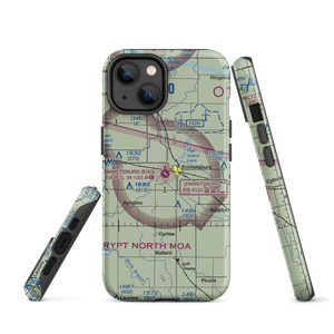 Emmetsburg Municipal Airport (EGQ) VFR Sectional  Tough iPhone Case