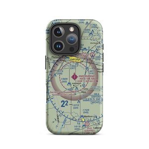 Emporia Municipal Airport (EMP) VFR Sectional  Tough iPhone Case