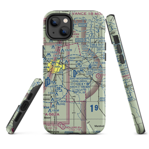 Enid Woodring Regional Airport (WDG) VFR Sectional  Tough iPhone Case