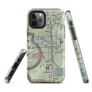 Ensminger Airport (74KS) VFR Sectional  Tough iPhone Case