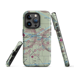 Entz Oliver Airport (1OK6) VFR Sectional  Tough iPhone Case