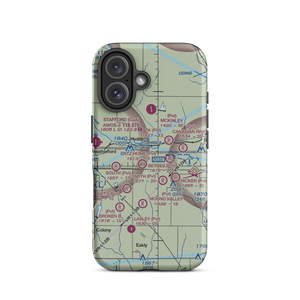 Entz Oliver Airport (1OK6) VFR Sectional  Tough iPhone Case