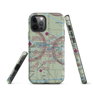 Entz Oliver Airport (1OK6) VFR Sectional  Tough iPhone Case