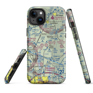 Erdy Farm Airport (1OA8) VFR Sectional  Tough iPhone Case