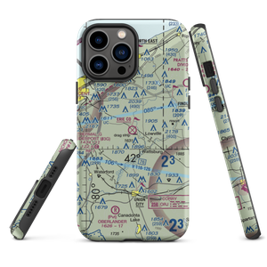 Erie County Airport (3G1) VFR Sectional  Tough iPhone Case