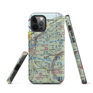 Erie County Airport (3G1) VFR Sectional  Tough iPhone Case