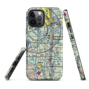 Eudy Airport (IS40) VFR Sectional  Tough iPhone Case