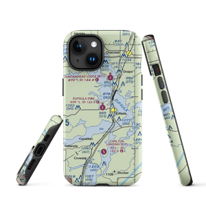 Eufaula Municipal Airport (F08) VFR Sectional  Tough iPhone Case