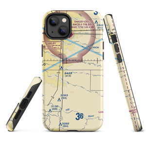 Evans Airport (7KS7) VFR Sectional  Tough iPhone Case