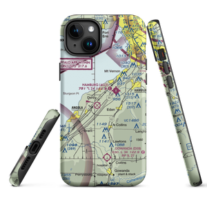 Evans Airways Airport (4NK3) VFR Sectional  Tough iPhone Case