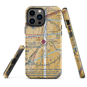 Evanston-Uinta County Airport-Burns Field (EVW) VFR Sectional  Tough iPhone Case