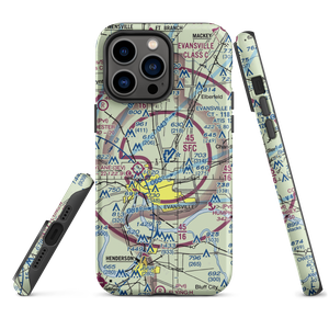 Evansville Regional Airport (EVV) VFR Sectional  Tough iPhone Case