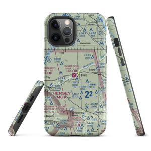 Evart Municipal Airport (9C8) VFR Sectional  Tough iPhone Case