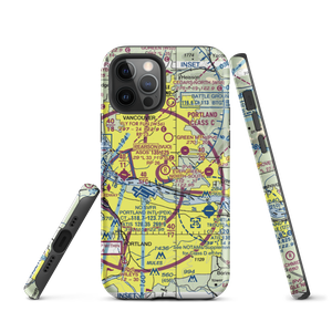 Evergreen North-South Airpark (WA81) VFR Sectional  Tough iPhone Case