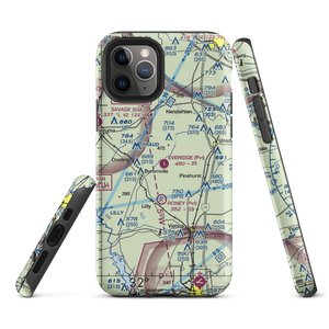 Everidge Airport (47GA) VFR Sectional  Tough iPhone Case