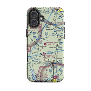 Everidge Airport (47GA) VFR Sectional  Tough iPhone Case