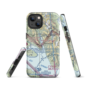 Excursion Inlet Seaplane Base (EXI) VFR Sectional  Tough iPhone Case