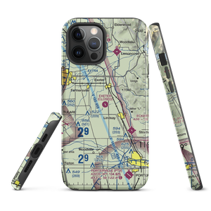 Exeter Airport (O63) VFR Sectional  Tough iPhone Case