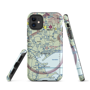 Exxon Intracoastal City Terminal Seaplane Base (2LA3) VFR Sectional  Tough iPhone Case