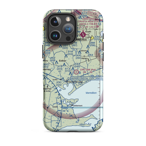 Exxon Intracoastal City Terminal Seaplane Base (2LA3) VFR Sectional  Tough iPhone Case