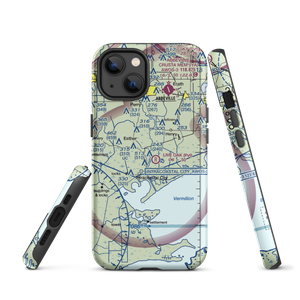 Exxon Intracoastal City Terminal Seaplane Base (2LA3) VFR Sectional  Tough iPhone Case