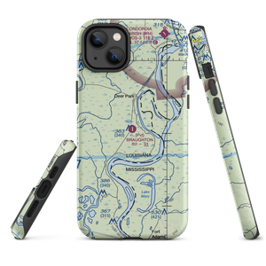 F L Braughton Airport (LA40) VFR Sectional  Tough iPhone Case