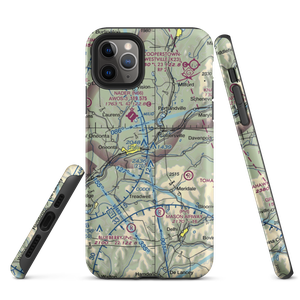 F&F Airpark Airport (NY25) VFR Sectional  Tough iPhone Case