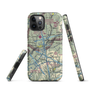 F&F Airpark Airport (NY25) VFR Sectional  Tough iPhone Case