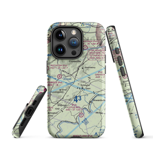 Faber Airport (VA96) VFR Sectional  Tough iPhone Case