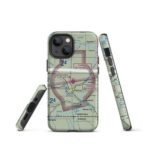 Fairbury Municipal Airport (FBY) VFR Sectional  Tough iPhone Case